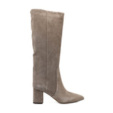 TWINSET STIVALE CAMOSCIO 262TGT050 00369 GRIGIO