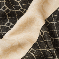 TWINSET SCIARPA TA4210 BEIGE NERO