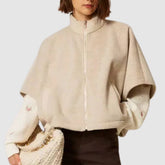 TWINSET PONCHO 262TA4410 BEIGE