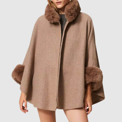 TWINSET PONCHO 262TO5730 BEIGE