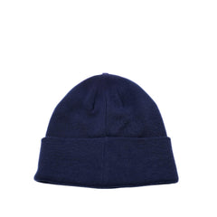 Accessorio invernale Timberland blu con logo ricamato.