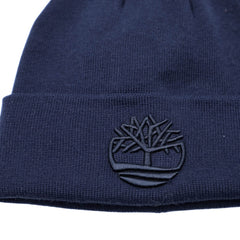 Berretto Timberland A2PJR colore blu in maglia.