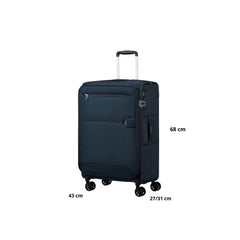 SAMSONITE TROLLEY MEDIO KO7-006-01 URBIFY NAVY BLUE
