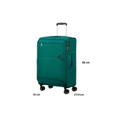SAMSONITE TROLLEY MEDIO KO7-006-04 URBIFY PINE GREEN