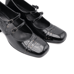 MELLUSO DECOLLETE V5720 CINTURINO NERO