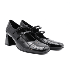 MELLUSO DECOLLETE V5720 CINTURINO NERO