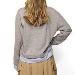 VICOLO FELPA 0111 GRIGIO