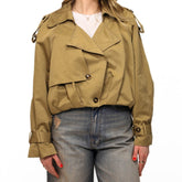 VICOLO TRENCH CORTO 0074 VERDE KAKI