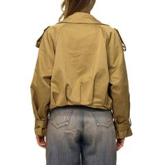 VICOLO TRENCH CORTO 0074 VERDE KAKI