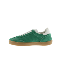 Sneaker Victoria 1126212 verde in pelle scamosciata