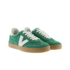 Sneaker Victoria 1126212 verde in pelle scamosciata