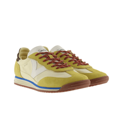 Sneakers VICTORIA 1158110 giallo vista laterale con dettaglio serraje