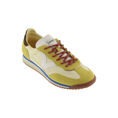 Sneakers VICTORIA 1158110 giallo vista laterale con dettaglio serraje