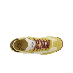 Sneakers VICTORIA 1158110 giallo vista laterale con dettaglio serraje