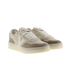 Sneakers Victoria 1257146 beige in pelle vista laterale