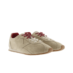 Victoria Aster 1159102 sneakers beige in serraje vista laterale