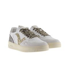 Victoria Autry 1257133 sneakers bianche in pelle vista laterale