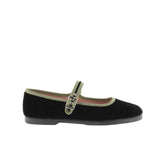 VICTORIA BALLERINE 1080123 NERO CON BORDO VERDE