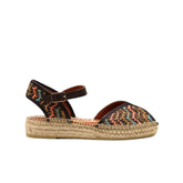 VIGUERA SANDALO ESPADRILLAS YUTEFLEX 2297 MARRONE