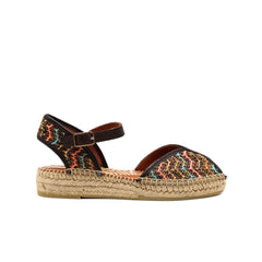 VIGUERA SANDALO ESPADRILLAS YUTEFLEX 2297 MARRONE