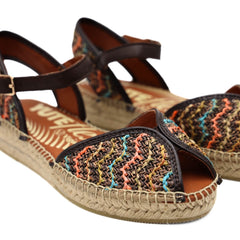 VIGUERA SANDALO ESPADRILLAS YUTEFLEX 2297 MARRONE