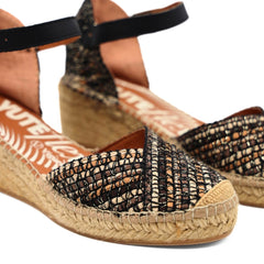 VIGUERA SANDALO ZEPPA ESPADRILLAS YUTEFLEX 2283 NERO