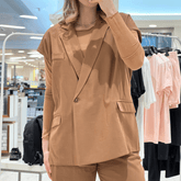 BERNA GILET W253064109 BRUCIATO