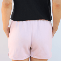 NEW BALANCE PANTALONCINO FELPA WS41500 ROSA