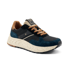 FRAU SNEAKERS CROSS HYBRID NET X013 BLU