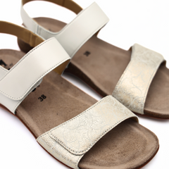 MEPHISTO SANDALO AGAVE 10130 BIANCO