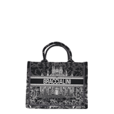 BRACCIALINI MINI TOTE BAG QUEEN NERO