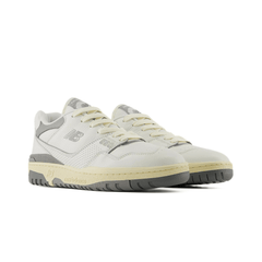 NEW BALANCE SNEAKERS BB550 PTC PELLE BIANCO