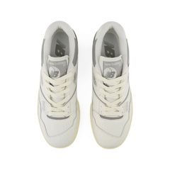 NEW BALANCE SNEAKERS BB550 PTC PELLE BIANCO