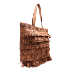 HAT YOU BORSA BP0337 FRANGE MARRONE