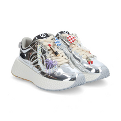 NO NAME SNEAKERS CARTER JOGGER W NNVEMI01AL-EF ARGENTO