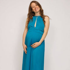 CROCHÈ ABITO LUNGO CR06414-232 SMERALDO