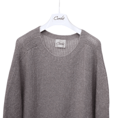 CROCHÈ MAGLIONE CR09310 GRIGIO