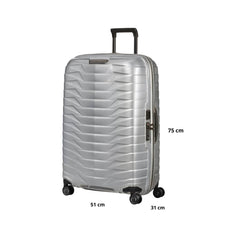 SAMSONITE TROLLEY MEDIO-GRANDE CW6003-25 PROXIS ARGENTO