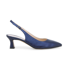 MELLUSO SLINGBACK D166Z LAMINATO BLU