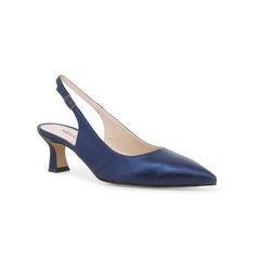 MELLUSO SLINGBACK D166Z LAMINATO BLU