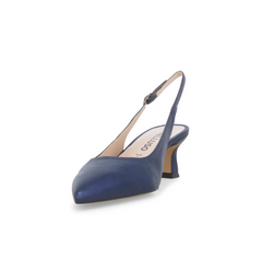 MELLUSO SLINGBACK D166Z LAMINATO BLU