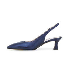 MELLUSO SLINGBACK D166Z LAMINATO BLU