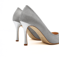 MELLUSO DÉCOLLETÉ D189 MICROGLITTER ARGENTO