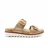 MEPHISTO CIABATTA DERIA 991 BEIGE E ORO