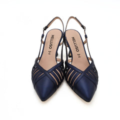 MELLUSO SLINGBACK E1670 BLU