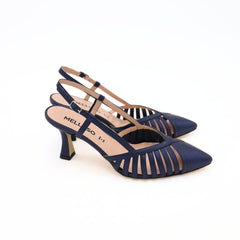 MELLUSO SLINGBACK E1670 BLU