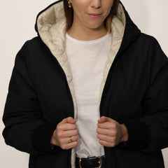 RINO&PELLE PARKA EBU NERO/BIANCO