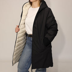 RINO&PELLE PARKA EBU NERO/BIANCO