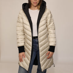 RINO&PELLE PARKA EBU NERO/BIANCO