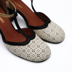 LES: VENUES DECOLLETE G805 BIANCO/NERO